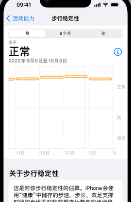 平度iPhone手机维修如何在iPhone开启'步行稳定性通知'