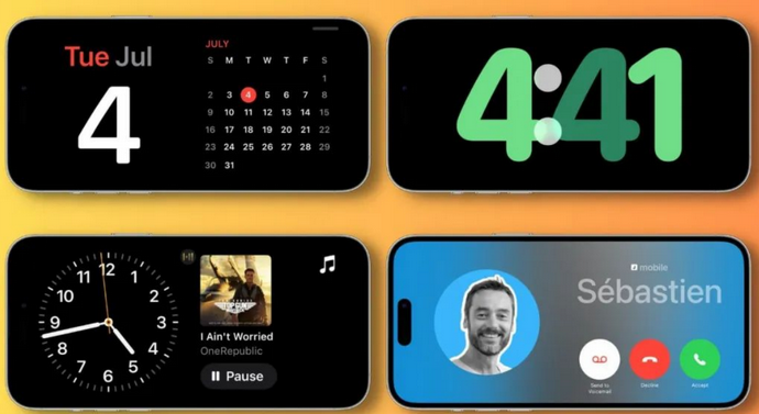 平度苹果手机维修分享iOS17横屏充电待机显示有什么好处 