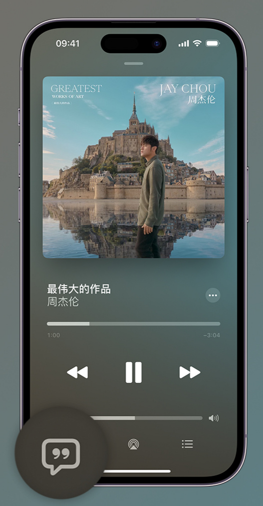 平度iphone维修分享如何在iPhone上使用Apple Music全新唱歌功能 