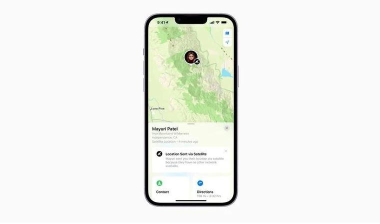 平度苹果14维修分享iPhone14系列中 FindMy功能通过卫星分享位置方法教程 