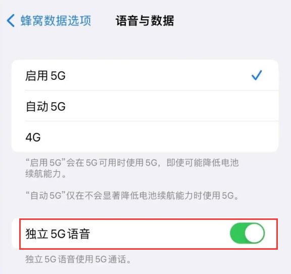 平度苹果14维修分享iPhone 14 Pro如何开启VoNR 