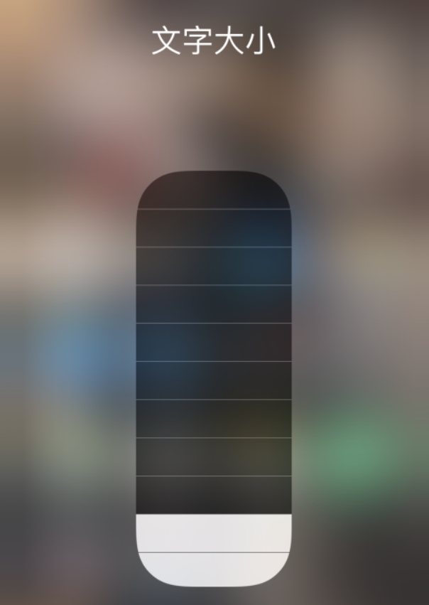 平度苹果手机维修分享小技巧：在 iPhone 控制中心快速调节字体大小 